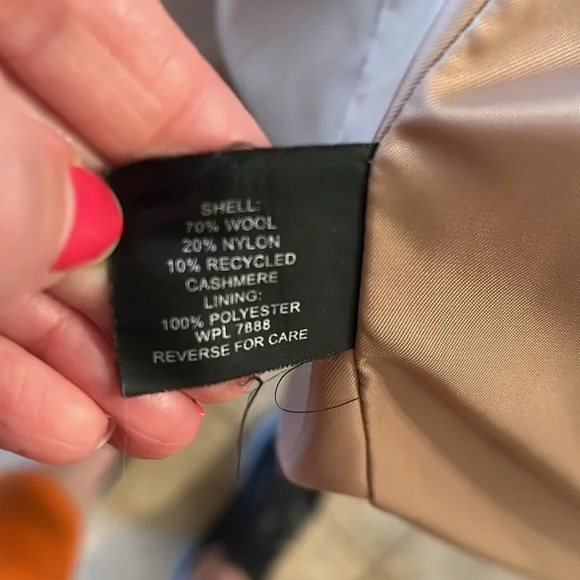 Michael Kors camel wool blend coat - Picture 7 of 8